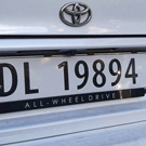 Norwegian plates fitted